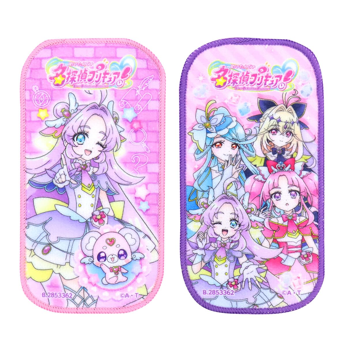 Amazon｜ハーフハンカチ 2枚 セット 名探偵プリキュア プリキュア